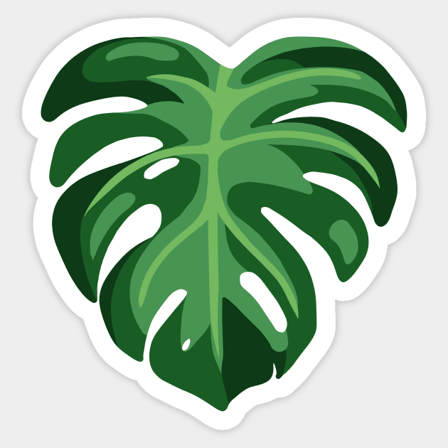 Monstera Sticker by juurkaa